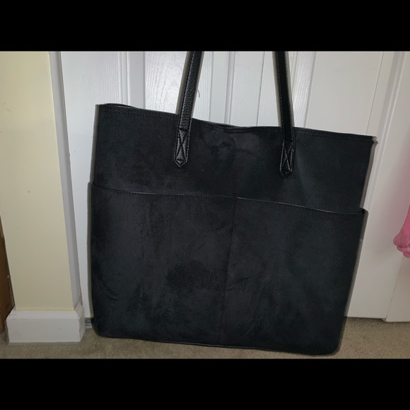 old navy black tote bag